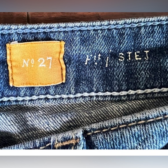 ANTHROPOLOGY Pilcro & The Letterpress Denim Shorts Stet Fit Low Rise size 27 - Picture 7 of 9